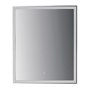 Зеркало с сенсорной подсветкой 71х85 см в раме белой АСБ-Мебель Марика 70
