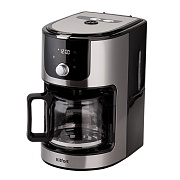 Кофеварка капельная Kitfort КТ-782 черная/серебро Кофеварка капельная Kitfort КТ-782 черная/серебро