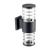 Светильник садово-парковый настенный Feron Техно черный E27 60 Вт IP54 (06298)