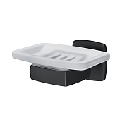 Мыльница для ванной AM.PM Gem с держателем стекло/металл черная (A9034222) Мыльница для ванной AM.PM Gem с держателем стекло/металл черная (A9034222)