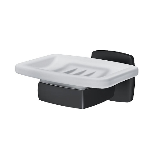 Мыльница для ванной AM.PM Gem с держателем стекло/металл черная (A9034222) Мыльница для ванной AM.PM Gem с держателем стекло/металл черная (A9034222)