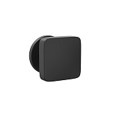 Ручка-кнопка Punto Salut R.ARC.R52 BL-24 круглая розетка черная (47141)