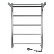 Полотенцесушитель электрический Indigo Line с полкой 600х425 мм 55 Вт хром