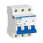 Автоматический выключатель модульный Chint NXB-63S 3P 25А тип B 4,5 кА 400 В (296816)