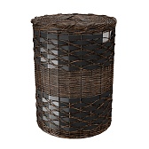Корзина для белья WasserKraft Bever 450х420х560 мм 48,4 л коричневая (WB-240-L) Корзина для белья WasserKraft Bever 450х420х560 мм 48,4 л коричневая (WB-240-L)