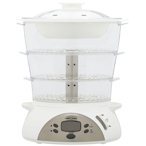 Пароварка электрическая Krona Dampfgarer 900W 900 Вт 12 л