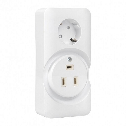 Розетка настенная двойная открытая установка с заземлением 2P+PE 32 А IP20 белая (AS-250-32/16-O) Розетка настенная двойная открытая установка с заземлением 2P+PE 32 А IP20 белая (AS-250-32/16-O)