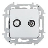 Розетка телевизионная Legrand Inspiria 673882 одиночная TV-SAT скрытая установка алюминий Розетка телевизионная Legrand Inspiria 673882 одиночная TV-SAT скрытая установка алюминий