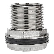 Штуцер для врезки в бочку 1 для бака MasterProf латунный с прокладкой (ДС.020010)