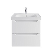 Комплект тумба с раковиной Sanstar Lanciano 60 см подвесная белая (305.1-1.5.1.К)