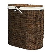 Корзина для белья WasserKraft Dill 330х580х610 мм 87,1 л темно-коричневая (WB-611-L)