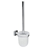 Ершик для унитаза WasserKraft Lippe подвесной стекло/металл хром (K-6527) Ершик для унитаза WasserKraft Lippe подвесной стекло/металл хром (K-6527)