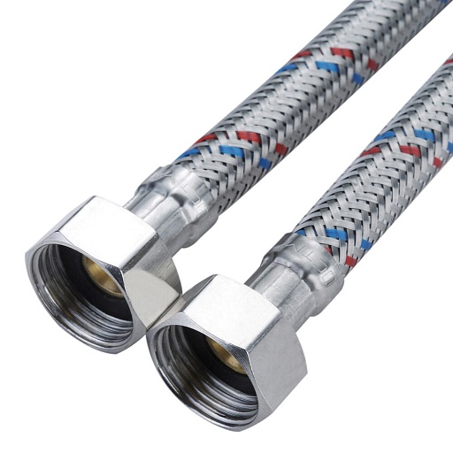 Подводка гибкая для воды CTM 1/2 ВР(г) х 1/2 ВР(г) 120 см (CWFHF120)