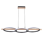 Люстра светодиодная подвесная Arte Lamp Fluido 44 Вт 4000К 12 кв.м (A3913SP-24BK) Люстра светодиодная подвесная Arte Lamp Fluido 44 Вт 4000К 12 кв.м (A3913SP-24BK)