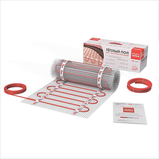 Теплый пол нагревательный мат СТН Квадрат тепла КМ-225-1,5 1,5 кв.м 150 (225) Вт Теплый пол нагревательный мат СТН Квадрат тепла КМ-225-1,5 1,5 кв.м 150 (225) Вт