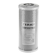 Картридж фильтра Гейзер Карбон-блок CBC 10 для холодной и горячей воды предфильтр угольный 20 мкм 10BB