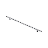 Ручка-рейлинг мебельная Kerron Metallic d10 мм металлическая хром (R-3010-288)