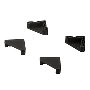 Подпятник для металлического стеллажа КМ 10x50x50 мм (4 шт.) Подпятник для металлического стеллажа КМ 10x50x50 мм (4 шт.)