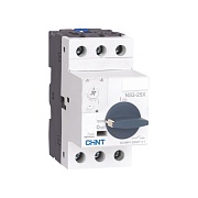 Пускатель Chint NS2-25X (495185) 3P 10А 100 кА 230 В на монтажную плату с поворотной ручкой