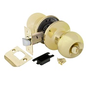 Ручка-защелка Punto кноб 6072 PB-B с фиксатором золото Ручка-защелка Punto кноб 6072 PB-B с фиксатором золото