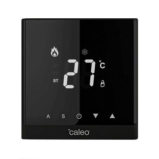 Терморегулятор электронный сенсорный для теплого пола Caleo C732 черный Терморегулятор электронный сенсорный для теплого пола Caleo C732 черный