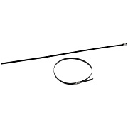 Стяжка кабельная ЭРА 400х4,6 мм с полимерным покрытием нержавеющая сталь черная (10 шт.) (NO-225-258)