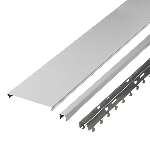 Реечный потолок Албес 1,7х1,7 м 150AS белый жемчуг комплект Реечный потолок Албес 1,7х1,7 м 150AS белый жемчуг комплект