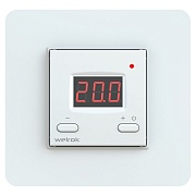 Терморегулятор электронный для теплого пола Welrok VT белый