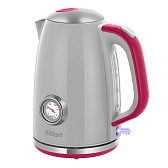 Электрический чайник Kitfort КТ-6798 1,7 л розово-серый