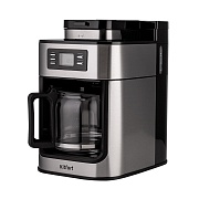 Кофеварка капельная Kitfort КТ-781 черная/серебро