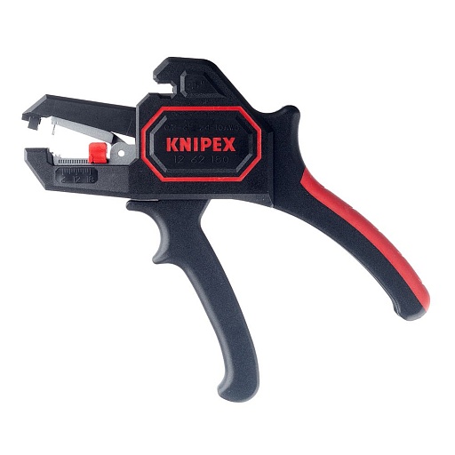Стриппер сечение 0,2-6 кв.мм Knipex для удаления изоляции (KN-1262180SB) Стриппер сечение 0,2-6 кв.мм Knipex для удаления изоляции (KN-1262180SB)