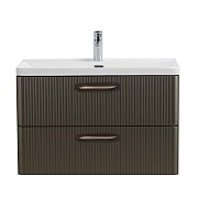 Тумба под раковину BelBagno Due 80 см подвесная темно-серая (DUE-800-2C-SO-GM-P-FH) Тумба под раковину BelBagno Due 80 см подвесная темно-серая (DUE-800-2C-SO-GM-P-FH)