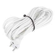 Шнур сетевой с вилкой 7 м ПВС-ВП 2х0,75 кв.мм 6 А Партнер-Электро белый (ЦБ-00013568/4538) Шнур сетевой с вилкой 7 м ПВС-ВП 2х0,75 кв.мм 6 А Партнер-Электро белый (ЦБ-00013568/4538)