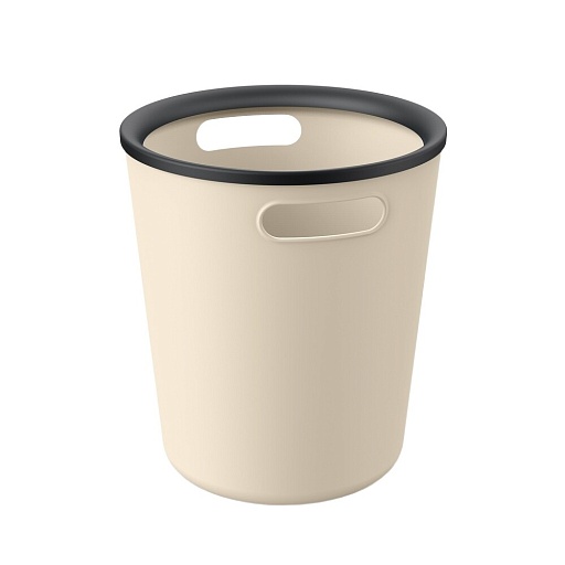 Ведро для мусора Ambient Folk 10 л полипропилен бежевое Ведро для мусора Ambient Folk 10 л полипропилен бежевое