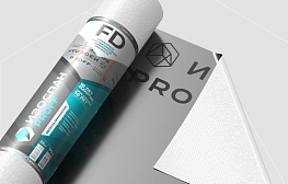 Гидро-пароизоляция Изоспан FD proff усиленная отражающая пленка 70 кв. м - фотография 3