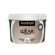 Декоративное покрытие Bayramix Easy Wall Матовый шелк белая 3 кг