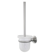 Ершик для унитаза WasserKraft Ammer подвесной стекло/металл хром (K-7027)