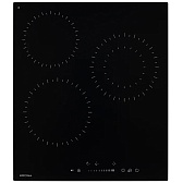 Варочная панель электрическая Krona Zauber 45 BL 1DZTS 3 конфорки черная