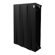 Радиатор биметаллический Royal Thermo Piano Forte 500 мм 6 секций 1" боковое подключение черный Радиатор биметаллический Royal Thermo Piano Forte 500 мм 6 секций 1" боковое подключение черный