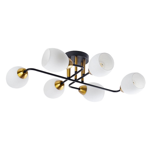 Люстра потолочная Arte Lamp Andrea E27 360 Вт 18,5 кв.м (A8141PL-6BK)