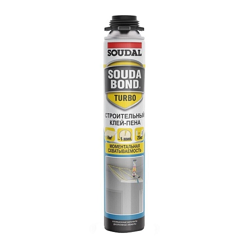 Клей для дерева и кирпича профессиональный Soudal Soudabond Turbo 750 мл Клей для дерева и кирпича профессиональный Soudal Soudabond Turbo 750 мл