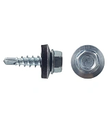 Саморезы кровельные с буром оцинкованные 19x4,8 мм (70 шт)