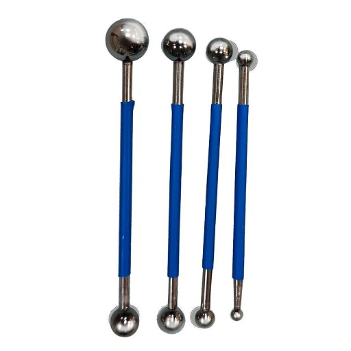 Набор шпателей для выравнивания шариковых Tytan Professional 2-19 мм нержавеющая сталь (4 шт.) (56204) Набор шпателей для выравнивания шариковых Tytan Professional 2-19 мм нержавеющая сталь (4 шт.) (56204)