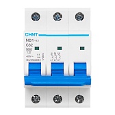 Автоматический выключатель модульный Chint NB1-63 3P 32А тип C 6 кА 400 В (179705)