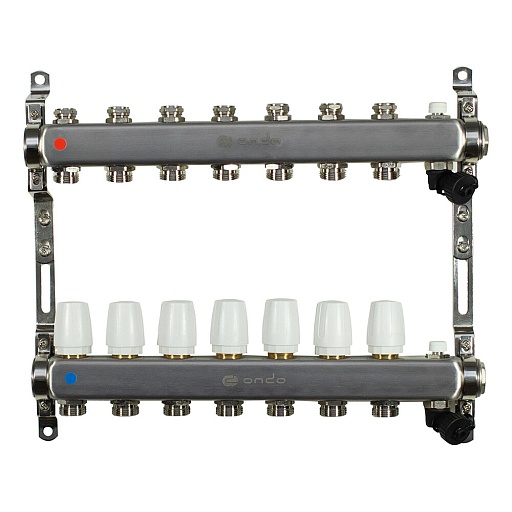 Коллекторная группа Ondo 1 ВР(г) х 7 выходов 3/4 НР(ш) ЕК х 1 ВР(г)