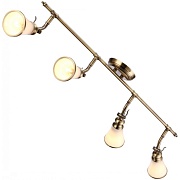 Спот потолочный Arte Lamp Vento E14 160 Вт 8 кв.м бронза IP20 (A9231PL-4AB)