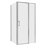 Душевой уголок Abber Sonnenstrand хром 110х90х195 см прямоугольник стекло прозрачное 6 мм (AG04110S-S90)