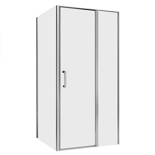 Душевой уголок Abber Sonnenstrand хром 110х85х195 см прямоугольник стекло прозрачное 6 мм (AG04110S-S85)