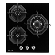 Варочная панель газовая Krona Albero 45 3 конфорки черная