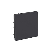 Переключатель DKC Kant одноклавишный встраиваемый черный уголь (7012123DIY)